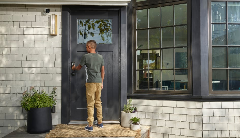 Vivint Smart Lock on home in Eau Claire