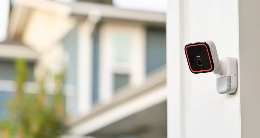  Vivint's Outdoor Camera Pro Gen 3 with an enhanced LED light