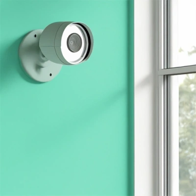 Eau Claire vivint camera facing a window